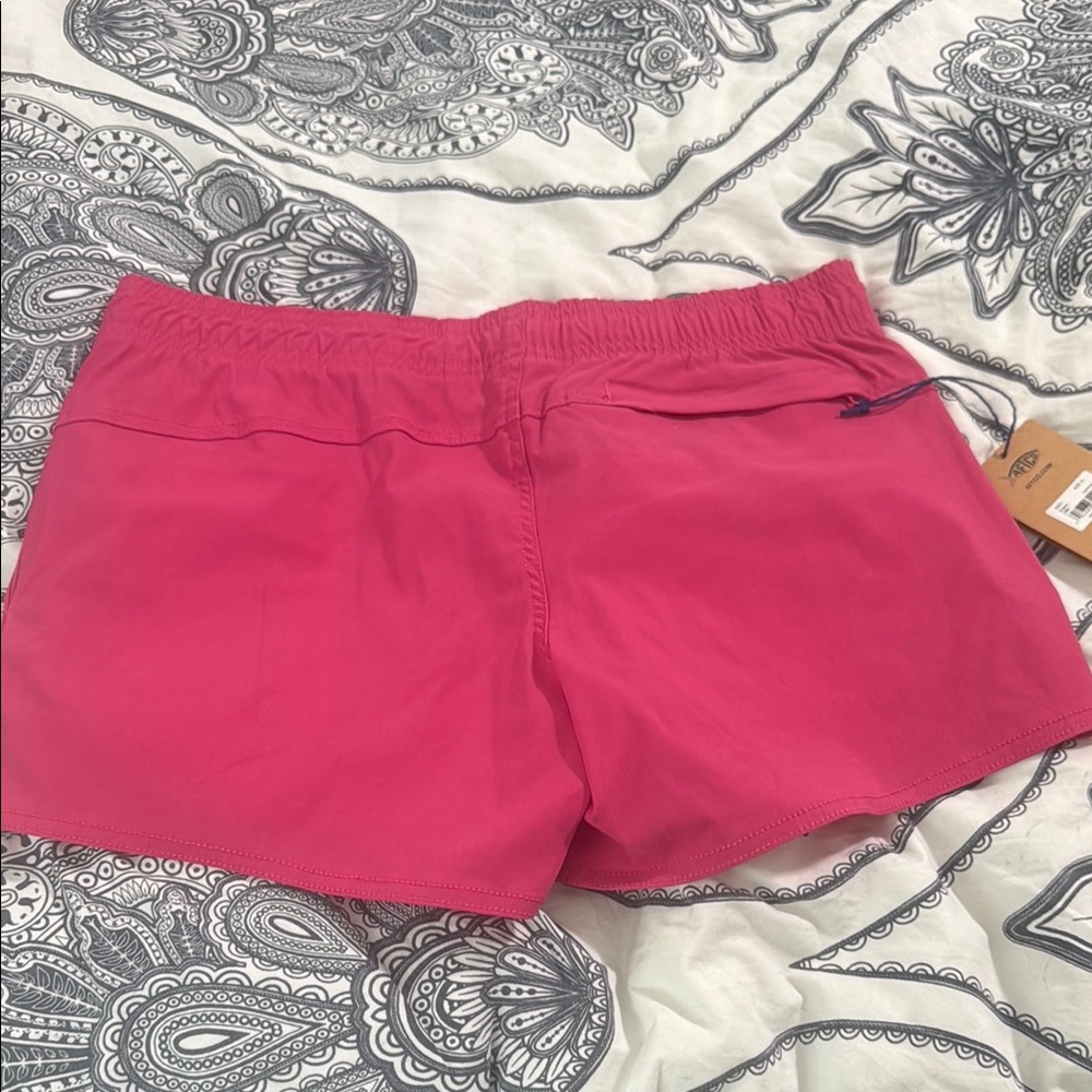 AFTCO Women's Athletic Shorts - Pink - Picture 2 of 4